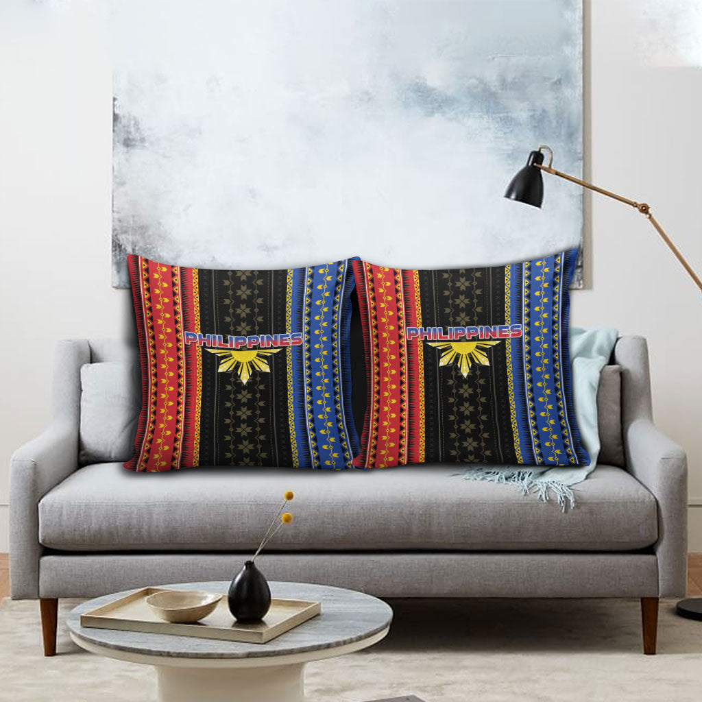Philippines Filipinos Pillow Cover Igorot Tribal Inspiration Pattern Style