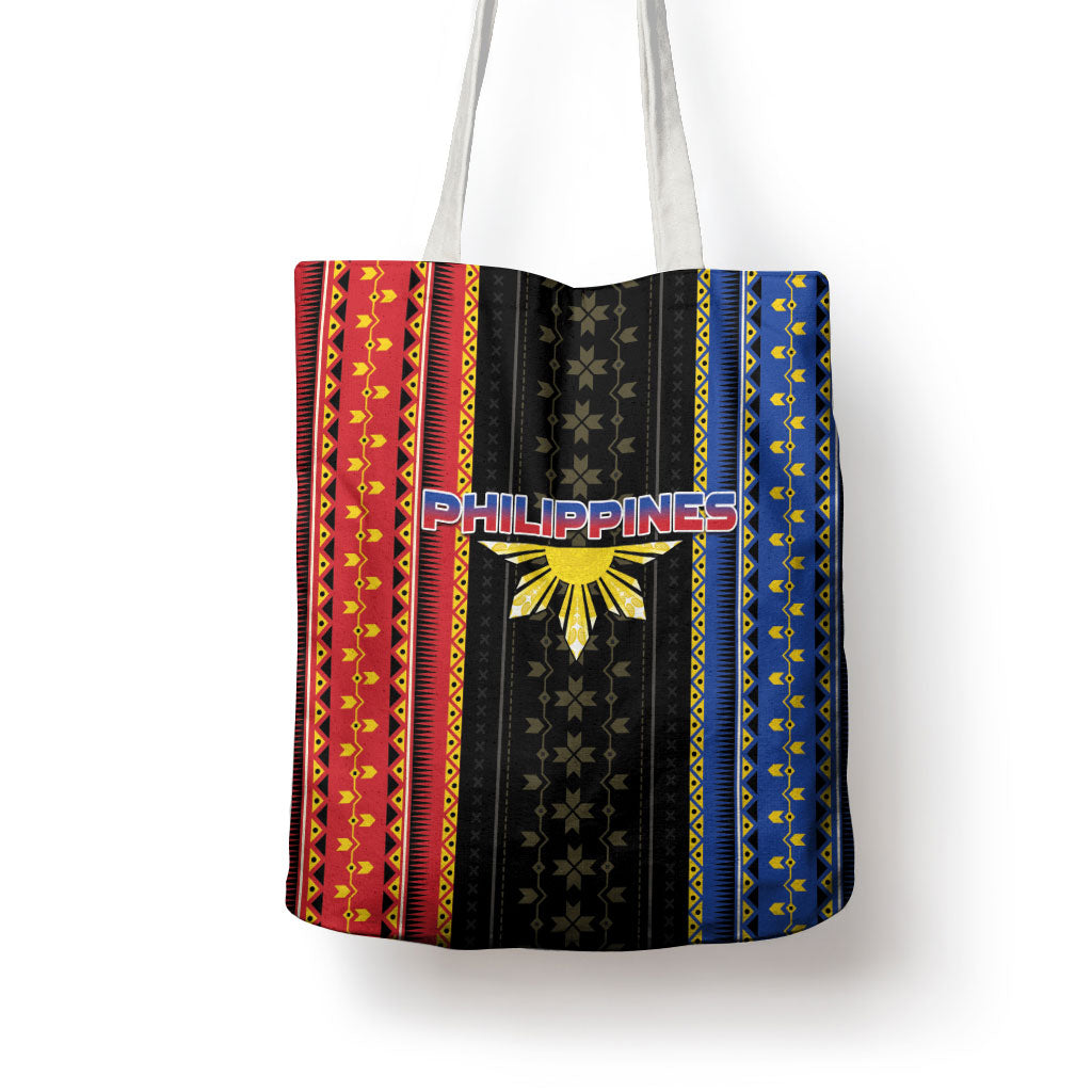 Philippines Filipinos Tote Bag Igorot Tribal Inspiration Pattern Style