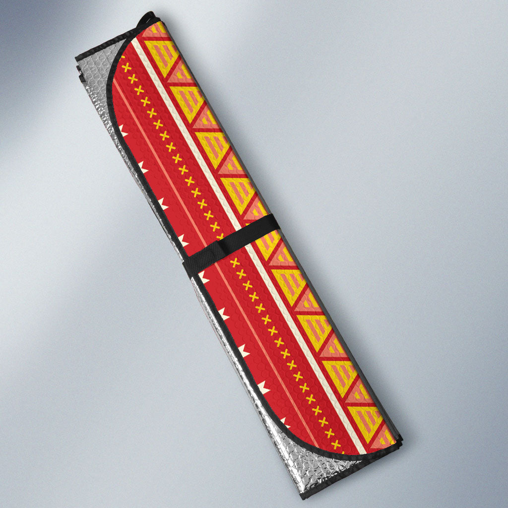 Philippines Sun Auto Sun Shade Igorot Tribal Inspiration