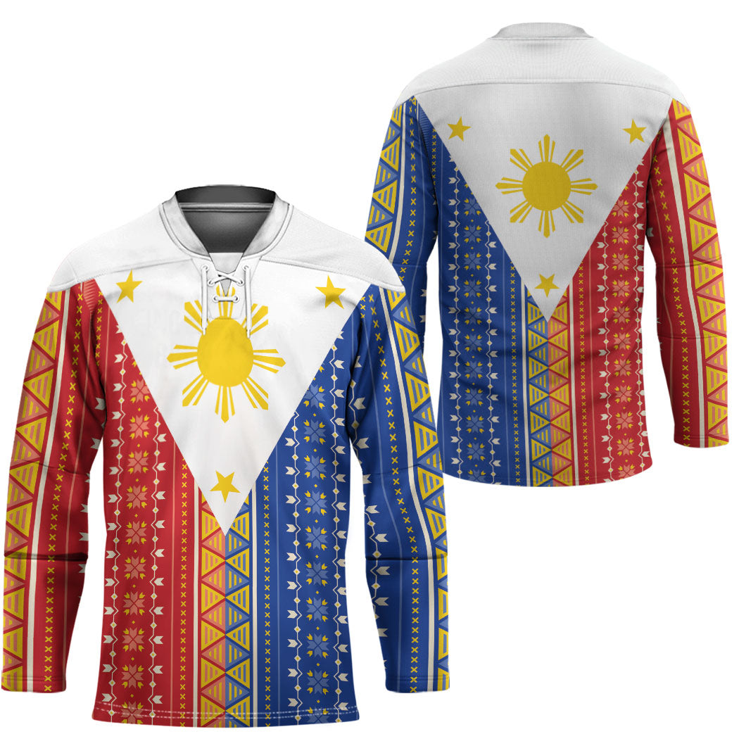 Philippines Sun Hockey Jersey Igorot Tribal Inspiration