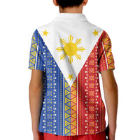 Philippines Sun Kid Polo Shirt Igorot Tribal Inspiration