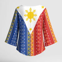 Philippines Sun Kimono Sleeve Blouse Igorot Tribal Inspiration
