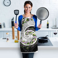 Piko Hawaii Apron Polynesian Pattern With Maile Pikake Honohono Lei