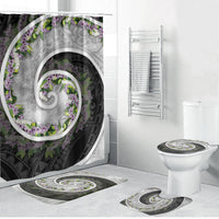 Piko Hawaii Bathroom Set Polynesian Pattern With Maile Pikake Honohono Lei