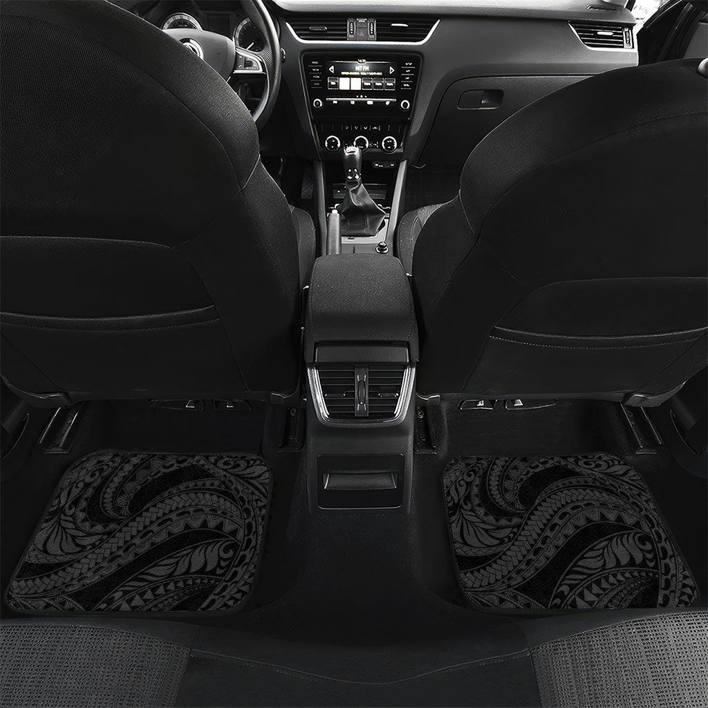 Piko Hawaii Car Mats Polynesian Pattern With Maile Pikake Honohono Lei