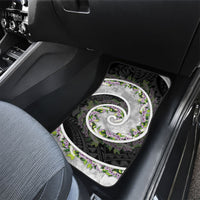 Piko Hawaii Car Mats Polynesian Pattern With Maile Pikake Honohono Lei