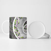 Piko Hawaii Ceramic Mug Polynesian Pattern With Maile Pikake Honohono Lei