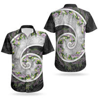 Piko Hawaii Couples Matching Puletasi and Hawaiian Shirt Polynesian Pattern With Maile Pikake Honohono Lei