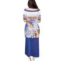 Personalised Marshall Islands Manit Day Family Matching Puletasi and Hawaiian Shirt Polynesian Tribal Tattoo Tropical Style LT05 - Polynesian Pride