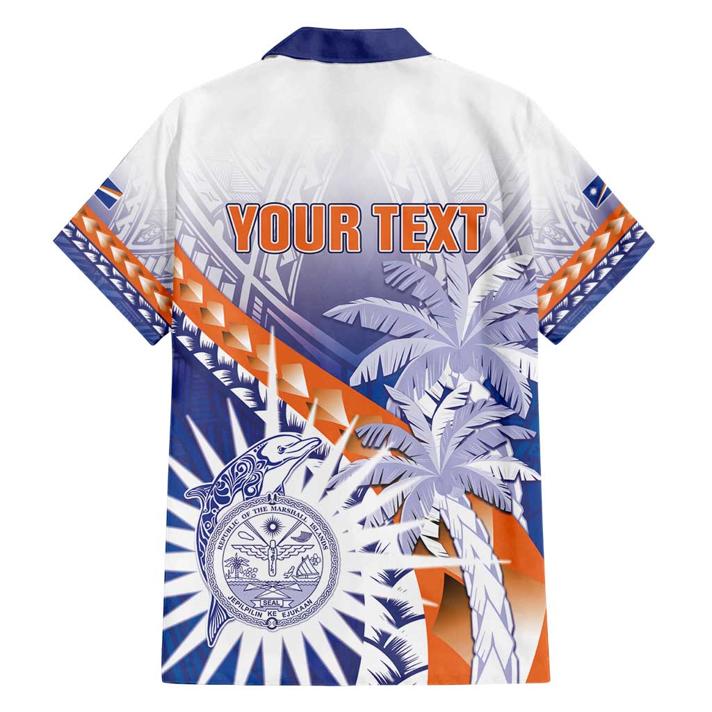 Personalised Marshall Islands Manit Day Family Matching Tank Maxi Dress and Hawaiian Shirt Polynesian Tribal Tattoo Tropical Style LT05 - Polynesian Pride