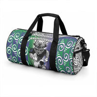 New Zealand Warrior Duffle Bag Maori Tribal Pattern