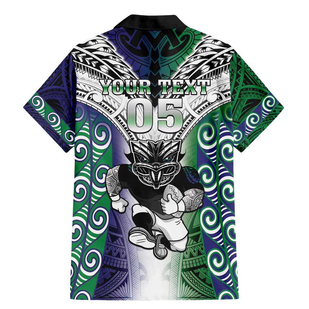 Custom New Zealand Warrior Family Matching Mermaid Dress and Hawaiian Shirt Maori Tribal Pattern LT05 - Polynesian Pride