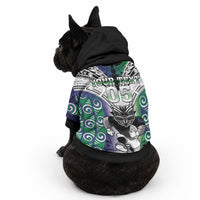 Custom New Zealand Warrior Pet Hoodie Maori Tribal Pattern LT05 - Polynesian Pride