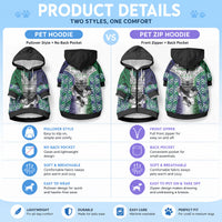 Custom New Zealand Warrior Pet Hoodie Maori Tribal Pattern LT05 - Polynesian Pride