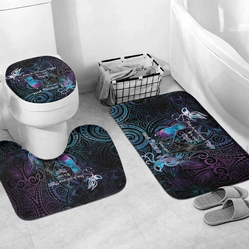 Suicide Awareness Bathroom Set You Are Not Alone - Polynesian Pride