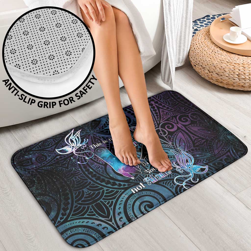 Suicide Awareness Bathroom Set You Are Not Alone - Polynesian Pride