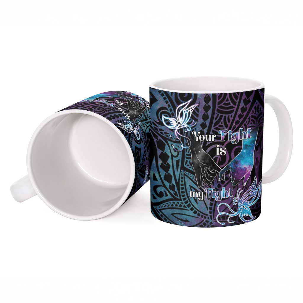 Suicide Awareness Ceramic Mug You Are Not Alone - Polynesian Pride
