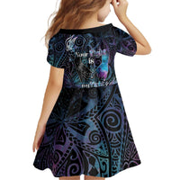 Suicide Awareness Family Matching Off The Shoulder Long Sleeve Dress and Hawaiian Shirt You Are Not Alone LT05 - Polynesian Pride