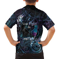 Suicide Awareness Family Matching Short Sleeve Bodycon Dress and Hawaiian Shirt You Are Not Alone LT05 - Polynesian Pride