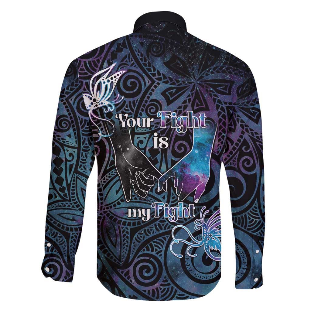 Suicide Awareness Family Matching Short Sleeve Bodycon Dress and Hawaiian Shirt You Are Not Alone LT05 - Polynesian Pride