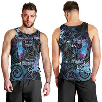 Suicide Awareness Men Tank Top You Are Not Alone - Polynesian Pride