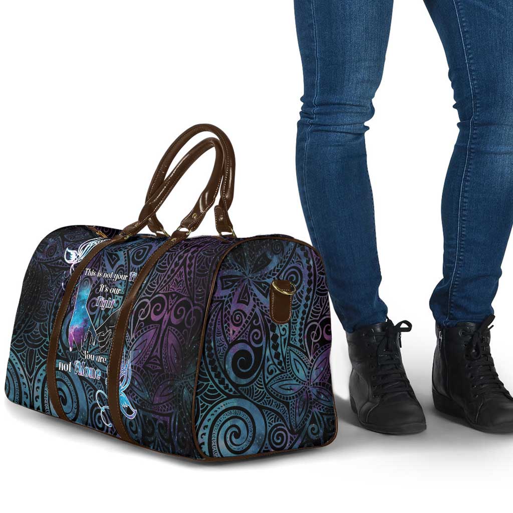 Suicide Awareness Travel Bag You Are Not Alone - Polynesian Pride