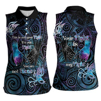 Suicide Awareness Women Sleeveless Polo Shirt You Are Not Alone LT05 - Polynesian Pride