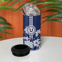 Personalized Utah State 4 in 1 Can Cooler Tumbler Polynesian Style LT05 - Polynesian Pride