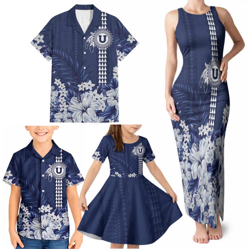 Personalized Utah State Family Matching Tank Maxi Dress and Hawaiian Shirt Polynesian Style LT05 - Polynesian Pride