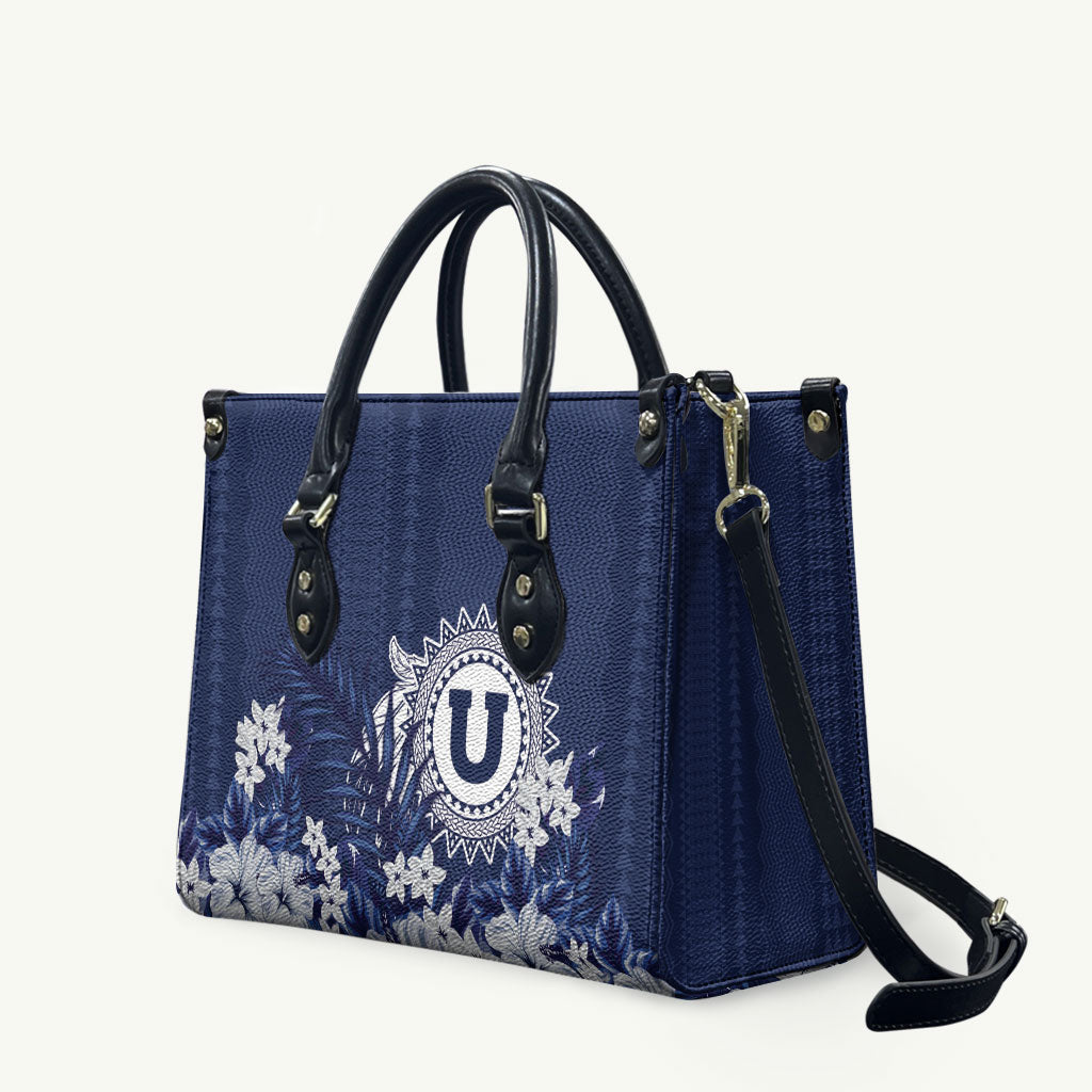 Utah State Leather Bag Polynesian Style LT05 Blue - Polynesian Pride