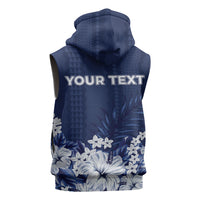 Personalized Utah State Sleeveless Zip Hoodie Polynesian Style LT05 - Polynesian Pride