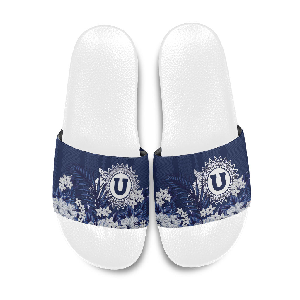 Utah State Slide Sandals Polynesian Style LT05 Blue - Polynesian Pride