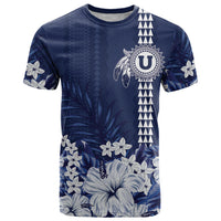 Personalized Utah State T Shirt Polynesian Style LT05 Blue - Polynesian Pride