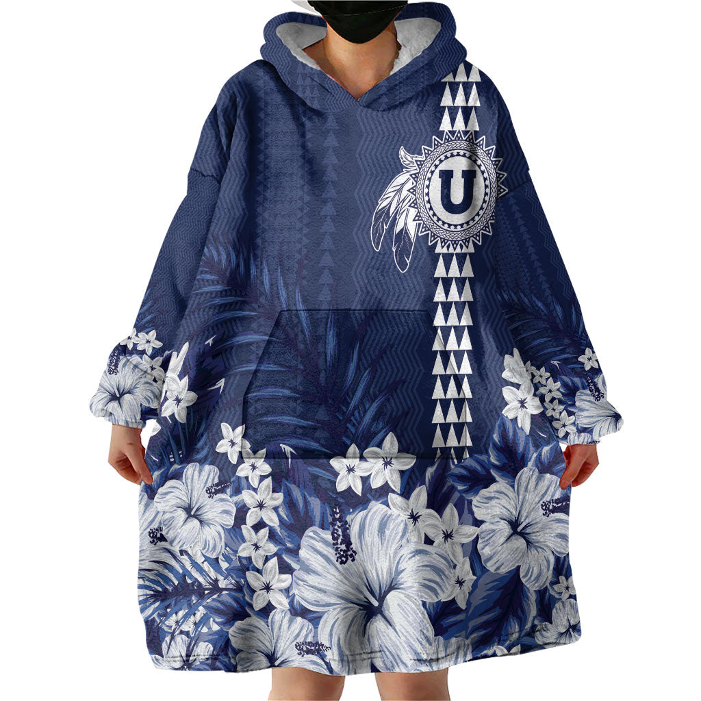 Personalized Utah State Wearable Blanket Hoodie Polynesian Style LT05 - Polynesian Pride