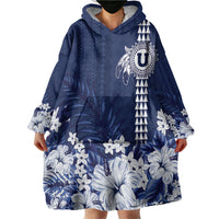 Personalized Utah State Wearable Blanket Hoodie Polynesian Style LT05 - Polynesian Pride