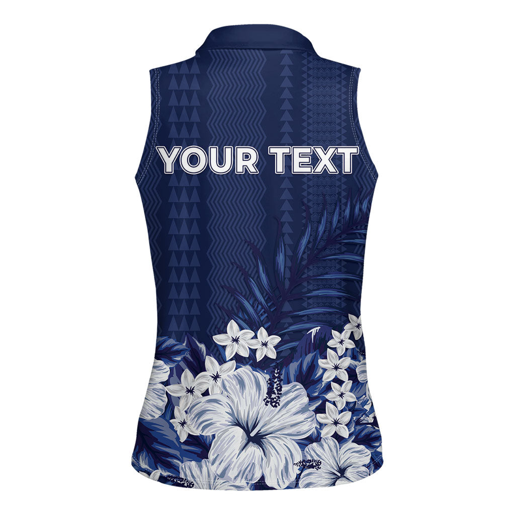 Personalized Utah State Women Sleeveless Polo Shirt Polynesian Style LT05 - Polynesian Pride