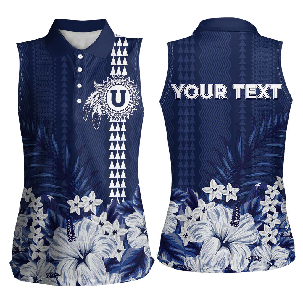 Personalized Utah State Women Sleeveless Polo Shirt Polynesian Style LT05 - Polynesian Pride