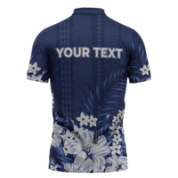 Personalized Utah State Zipper Polo Shirt Polynesian Style LT05 - Polynesian Pride