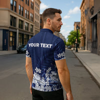Personalized Utah State Zipper Polo Shirt Polynesian Style LT05 - Polynesian Pride