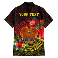 Personalized Papua New Guinea Family Matching Off Shoulder Maxi Dress and Hawaiian Shirt Coat Of Arms Tropical Flowers Polynesian Pattern LT05 - Polynesian Pride
