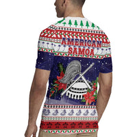 American Samoa Christmas Rugby Jersey Poinsettia La Maunia Le Kilisimasi