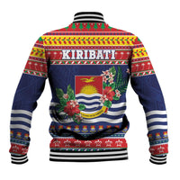 Kiribati Christmas Baseball Jacket Coat Of Arms Tekeraoi Te Kiritimati LT05 - Polynesian Pride
