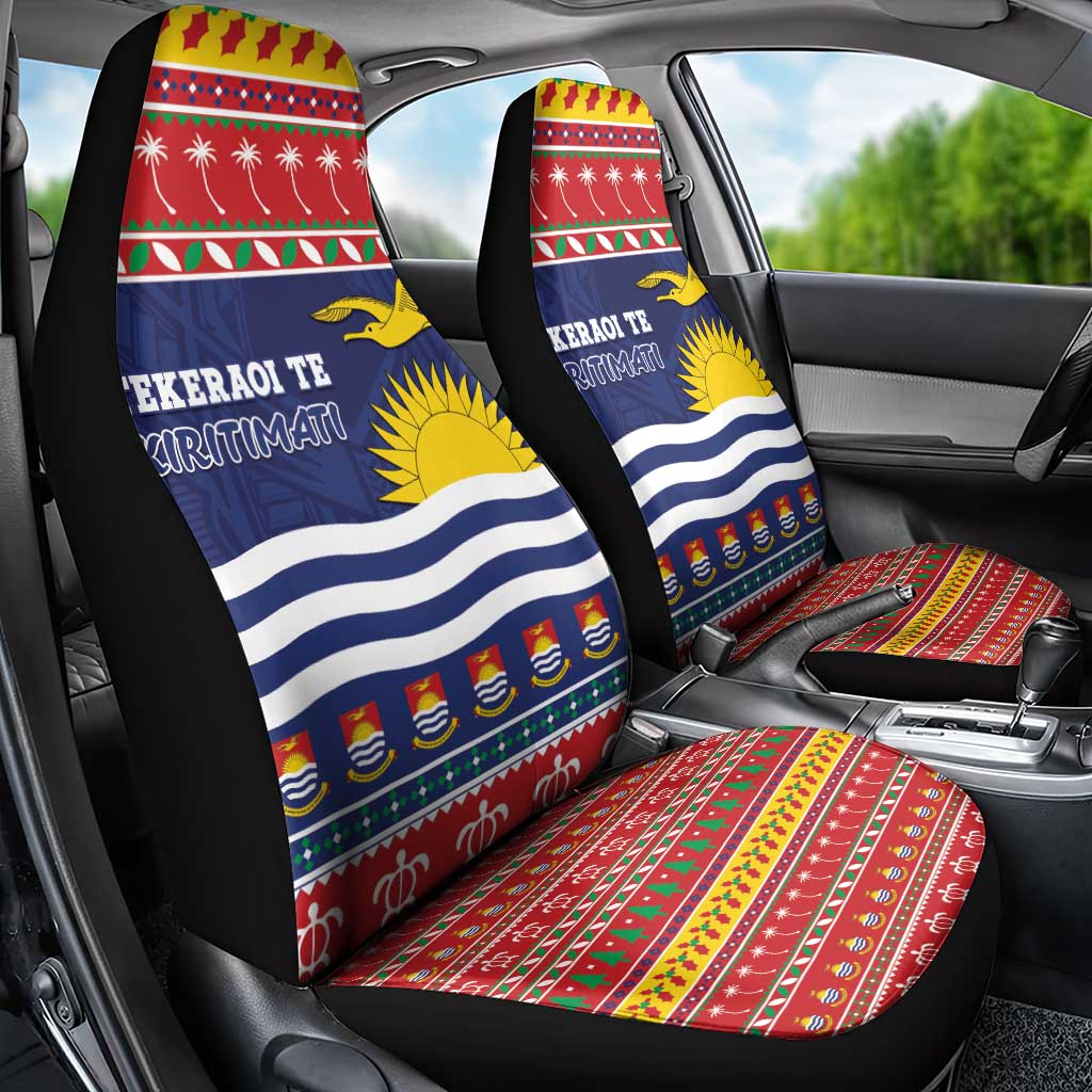 Kiribati Christmas Car Seat Cover Coat Of Arms Tekeraoi Te Kiritimati