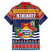 Kiribati Christmas Family Matching Puletasi and Hawaiian Shirt Coat Of Arms Tekeraoi Te Kiritimati LT05 - Polynesian Pride