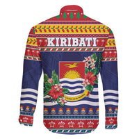 Kiribati Christmas Family Matching Short Sleeve Bodycon Dress and Hawaiian Shirt Coat Of Arms Tekeraoi Te Kiritimati LT05 - Polynesian Pride