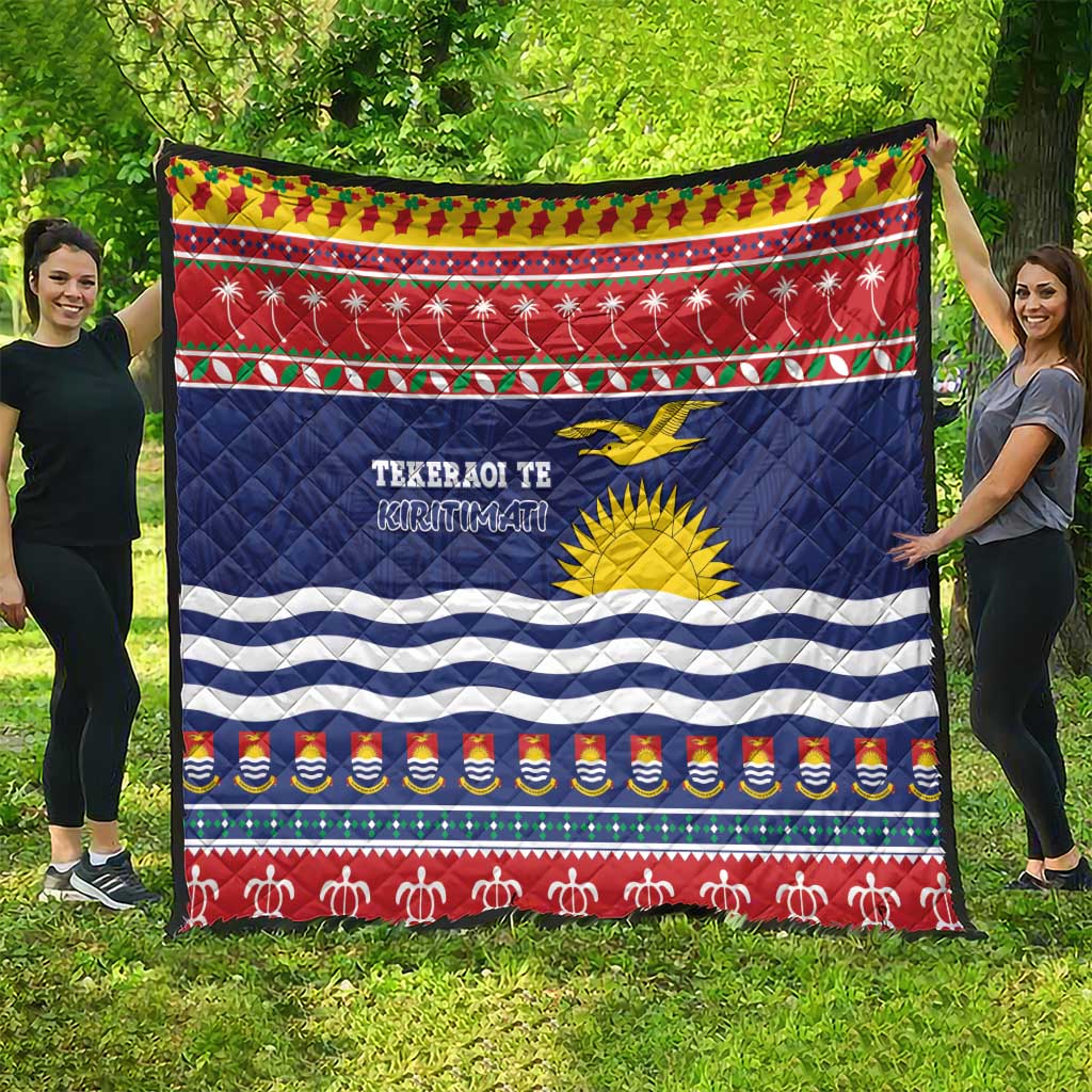 Kiribati Christmas Quilt Coat Of Arms Tekeraoi Te Kiritimati LT05 - Polynesian Pride