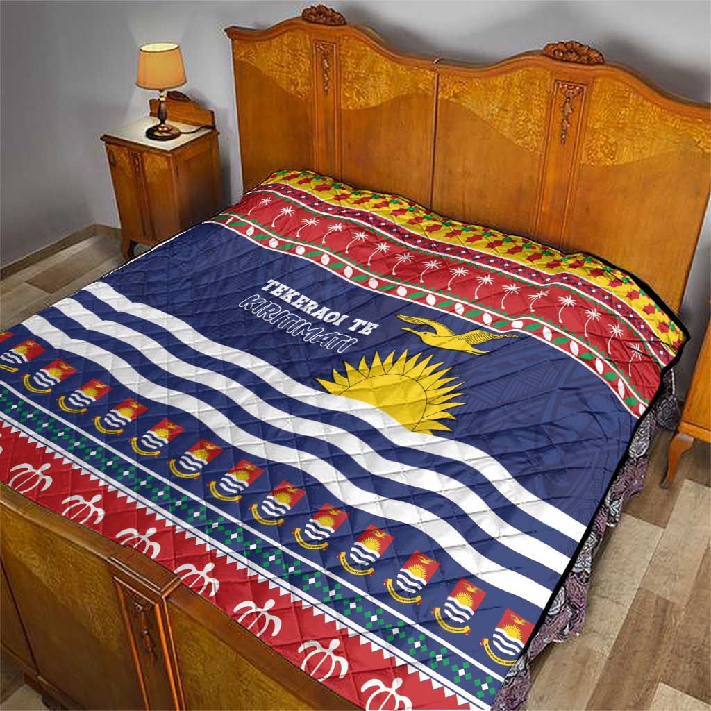 Kiribati Christmas Quilt Coat Of Arms Tekeraoi Te Kiritimati LT05 - Polynesian Pride