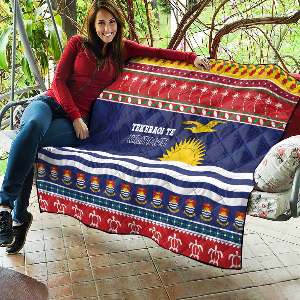 Kiribati Christmas Quilt Coat Of Arms Tekeraoi Te Kiritimati LT05 - Polynesian Pride