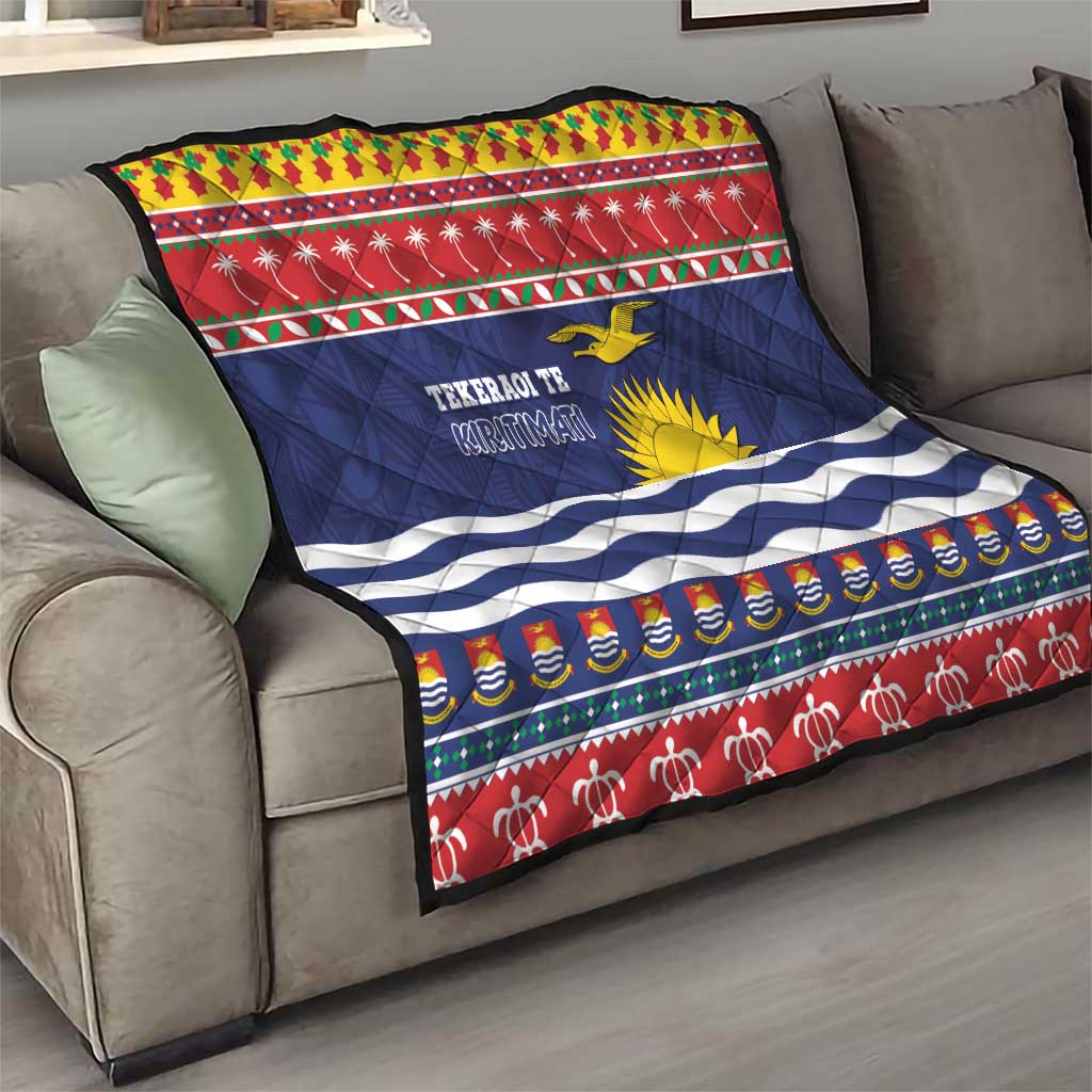 Kiribati Christmas Quilt Coat Of Arms Tekeraoi Te Kiritimati LT05 - Polynesian Pride