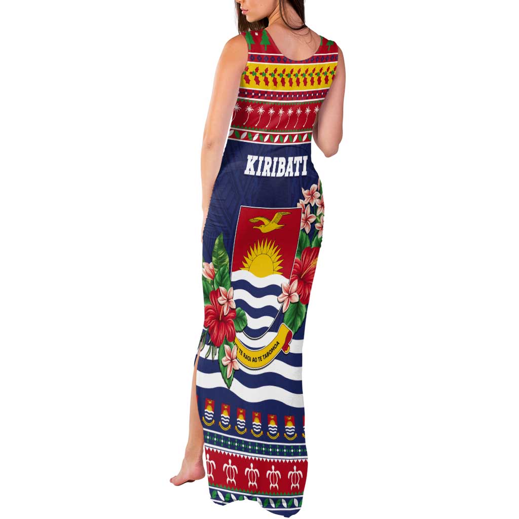 Kiribati Christmas Tank Maxi Dress Coat Of Arms Tekeraoi Te Kiritimati